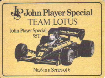 JPS Lotus 95T Beermat